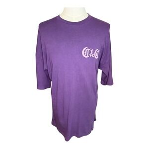 Death‎ Row Records Crooks Castles Graphic Tee Purple Hip Hop T-Shirt Size Medium